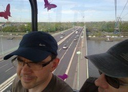 Зоопарковый мост через Рейн и канатка